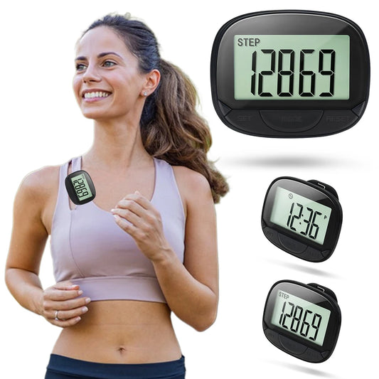 Clip-On Step Tracking Pedometer