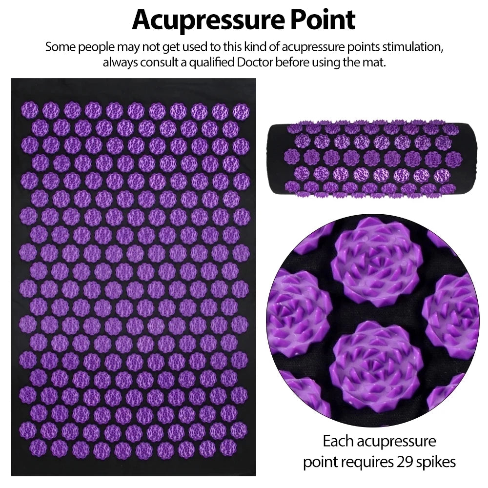 Acupressure Massage Mat & Pillow