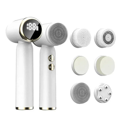 6-in-1 Electric Facial Cleansing Brush
