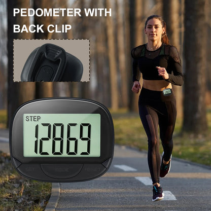 Clip-On Step Tracking Pedometer