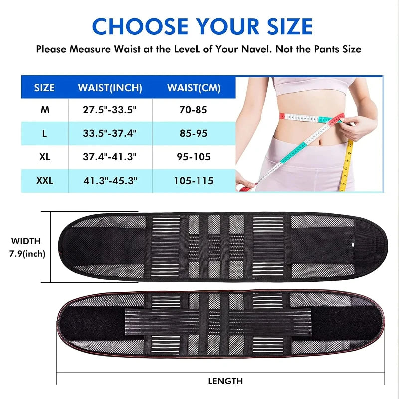 Adjustable Lumbar Support Brace