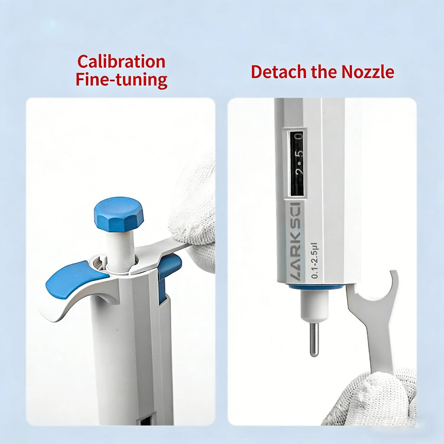 Adjustable Digital Micropipette Set