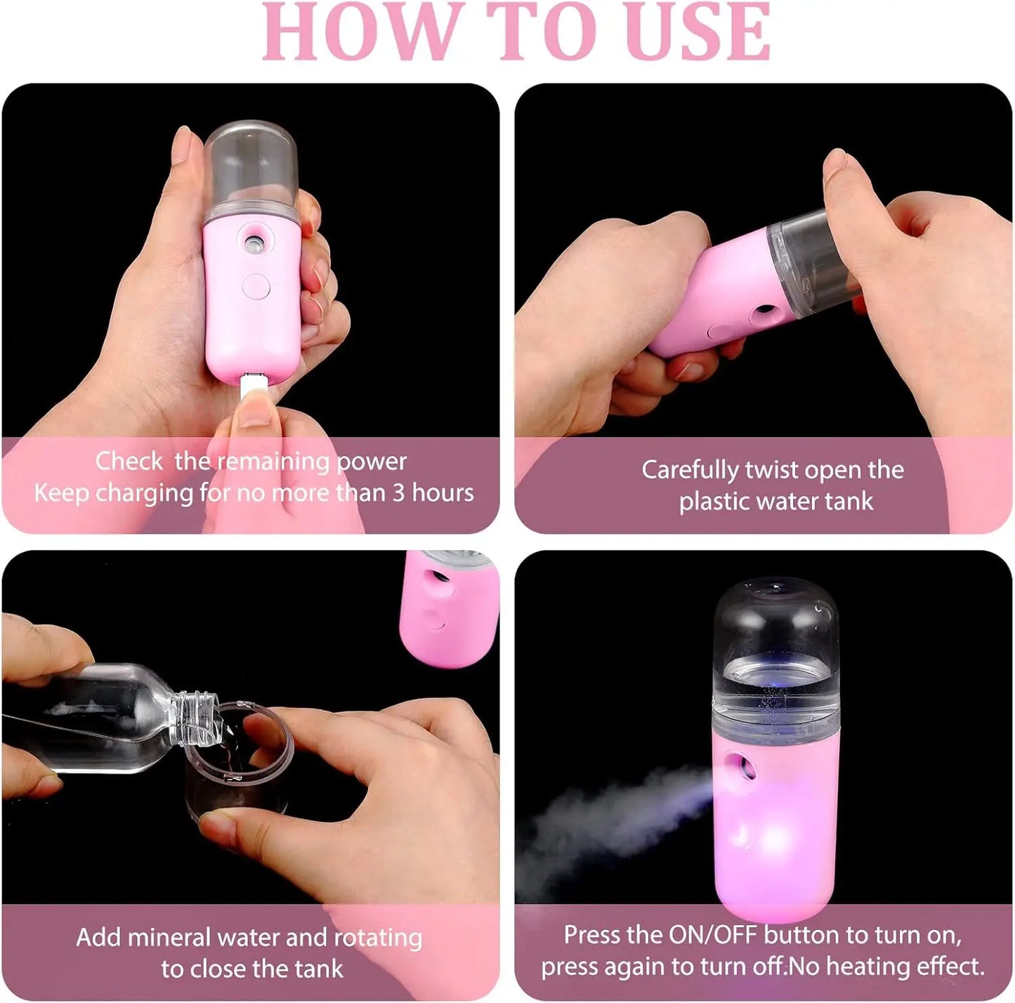 USB Rechargeable Nano Face Mister