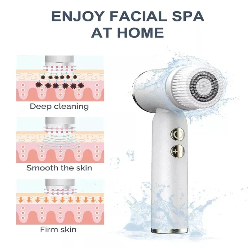 6-in-1 Electric Facial Cleansing Brush