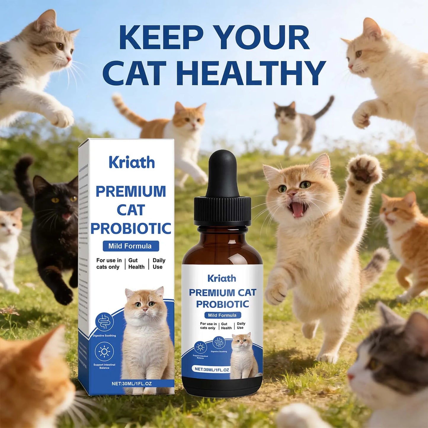Cat Probiotic Digestive Support Drops