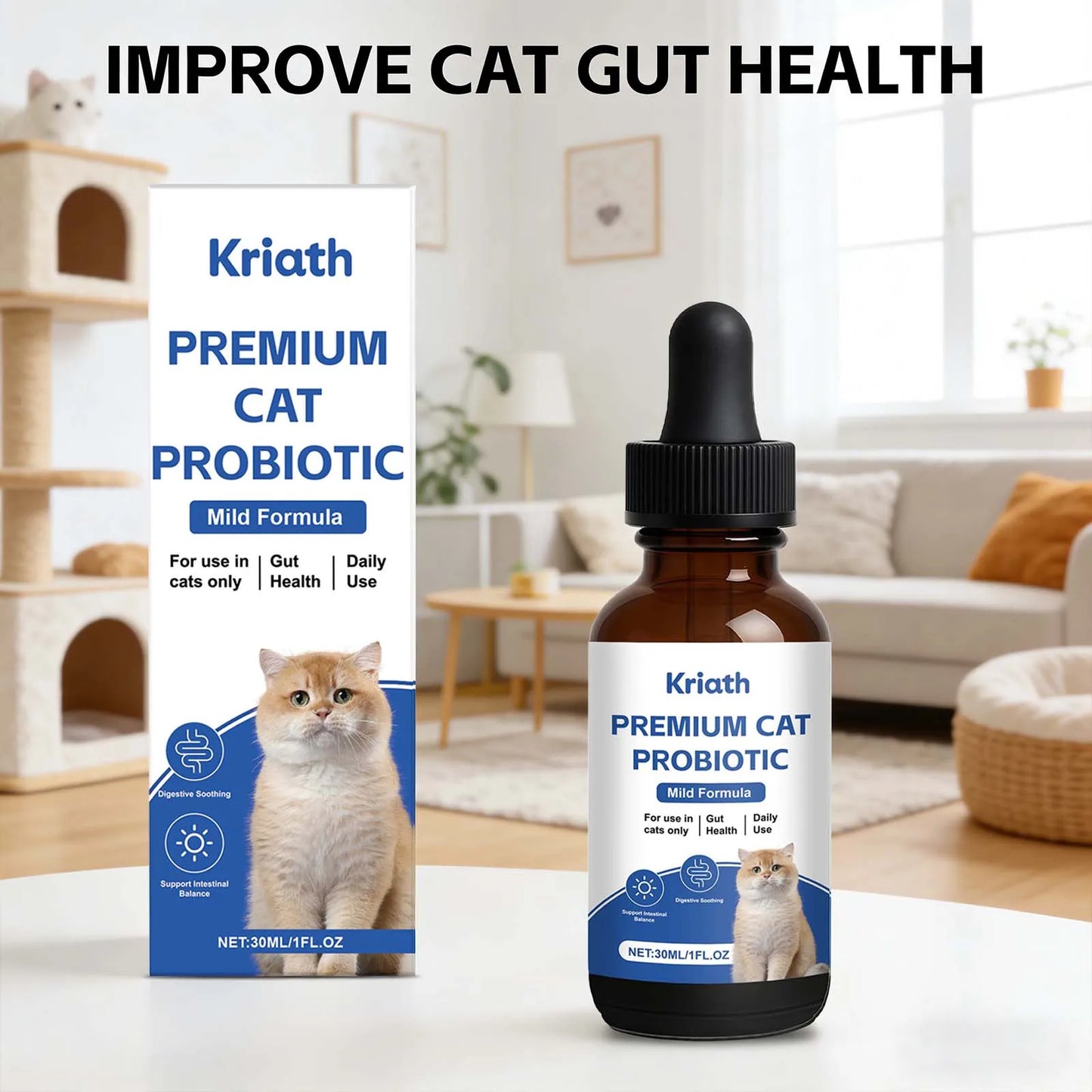 Cat Probiotic Digestive Support Drops