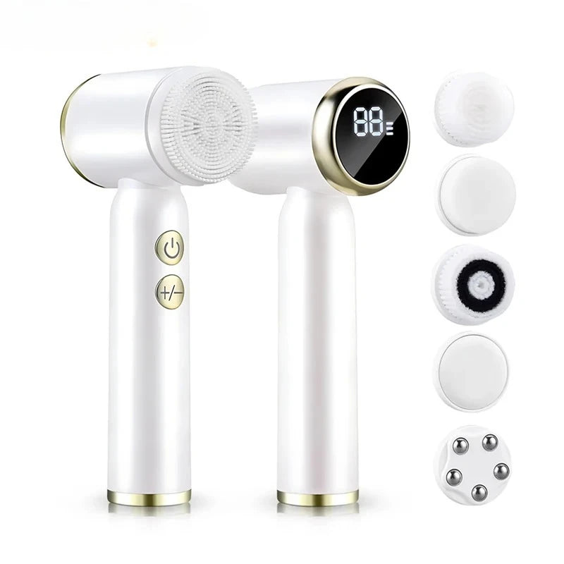 6-in-1 Electric Facial Cleansing Brush