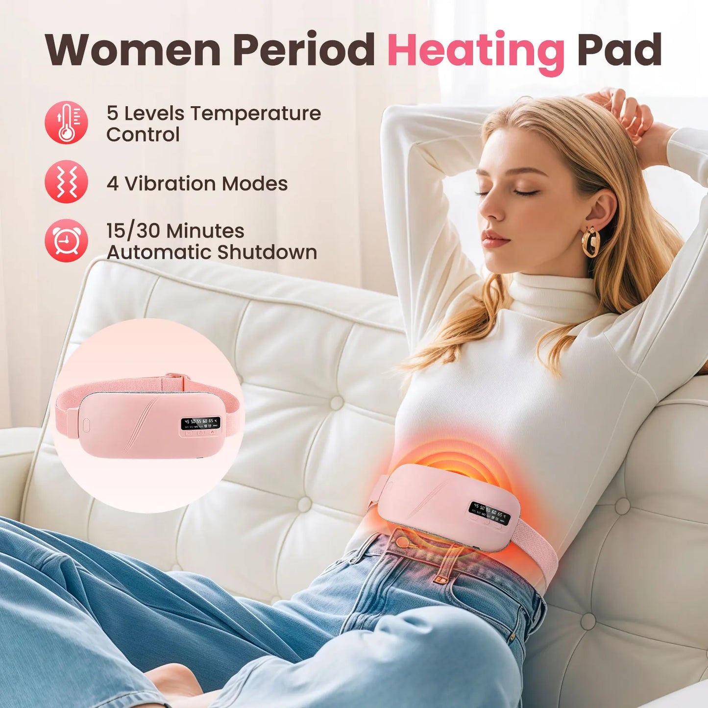Electric Abdominal Heating Therapy Belt