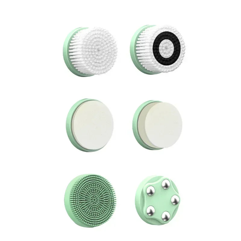 6-in-1 Electric Facial Cleansing Brush