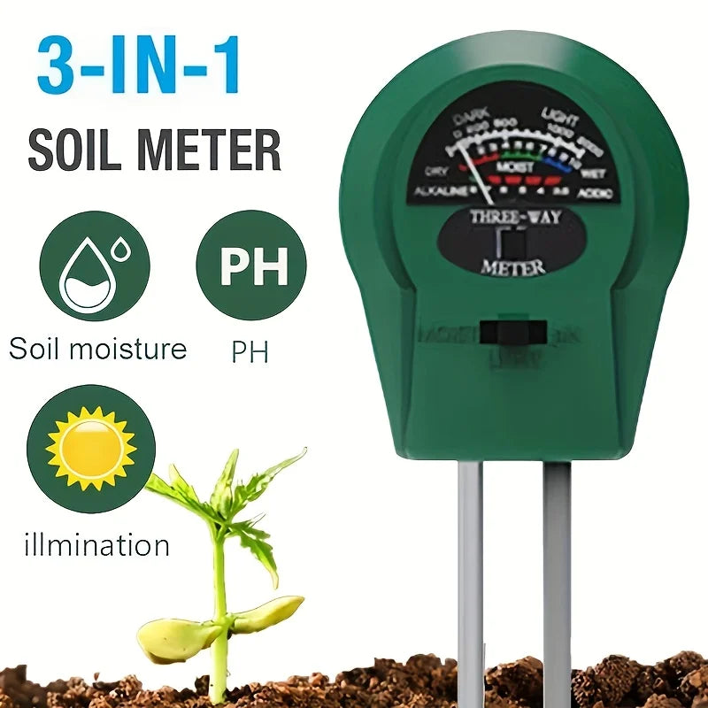 4-in-1 Soil pH & Moisture Tester