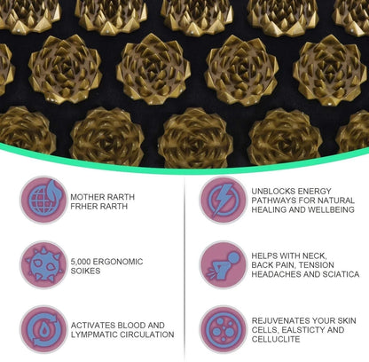 Acupressure Massage Mat & Pillow