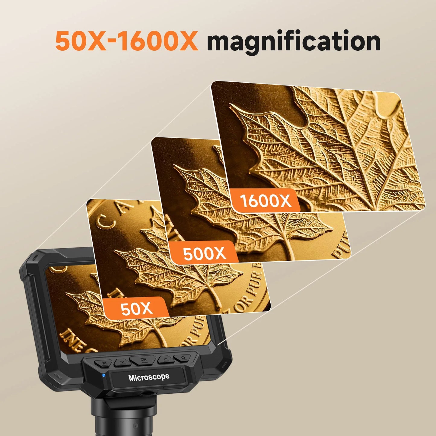 1600X Digital Microscope with IPS Screen