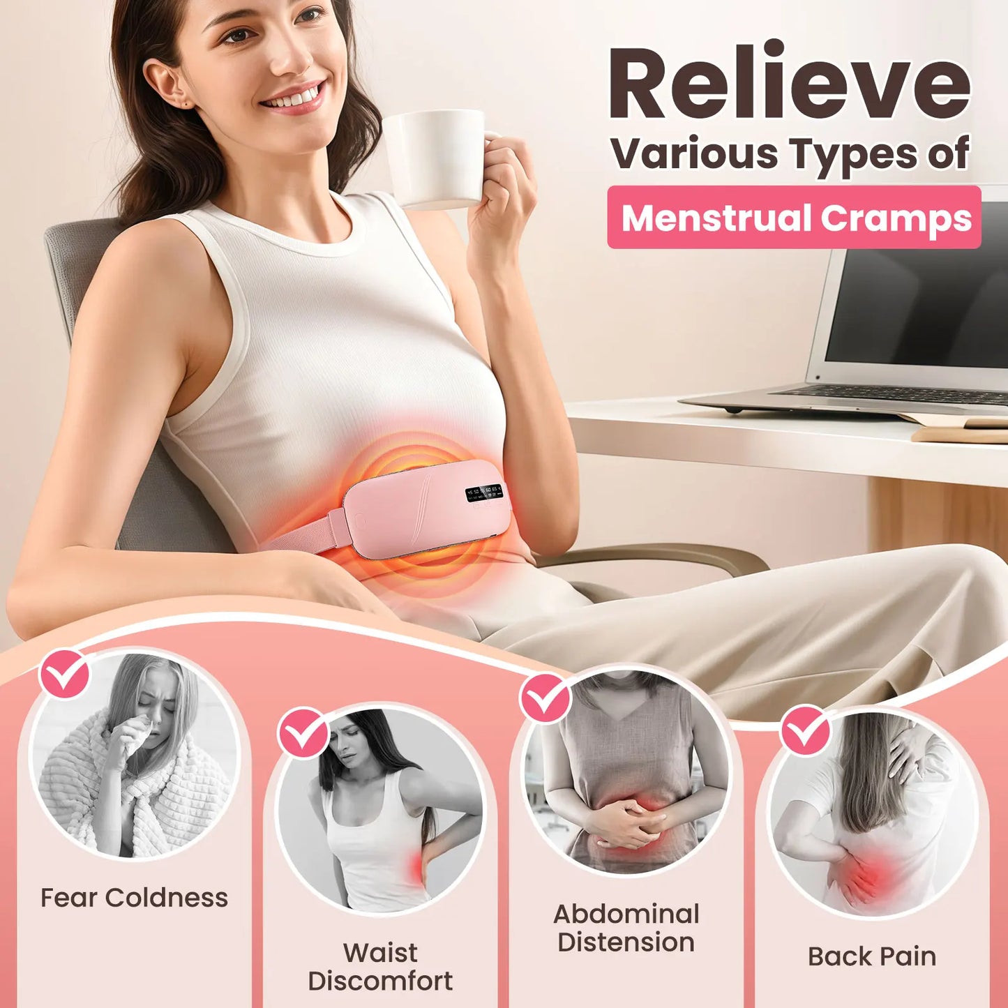 Electric Abdominal Heating Therapy Belt