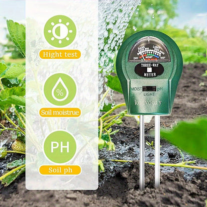 4-in-1 Soil pH & Moisture Tester